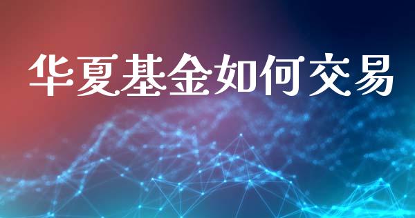 华夏基金如何交易_https://wap.kuaijiepai.net_财务风控_第1张