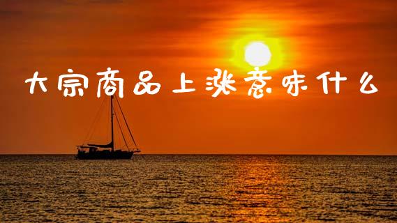 大宗商品上涨意味什么_https://wap.kuaijiepai.net_财务咨询_第1张