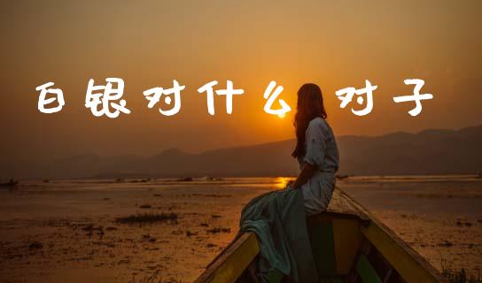 白银对什么 对子_https://wap.kuaijiepai.net_财务咨询_第1张