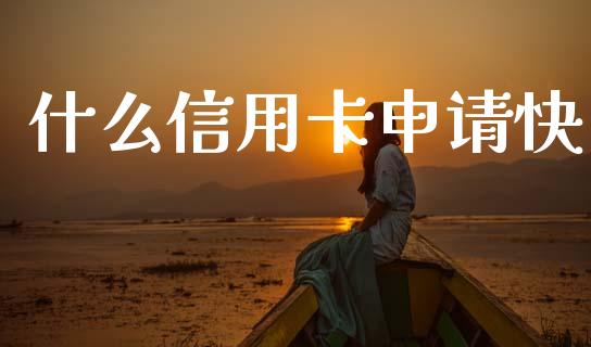 什么信用卡申请快_https://wap.kuaijiepai.net_金融科技_第1张