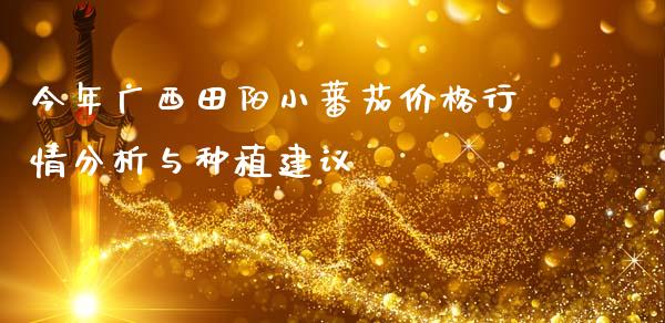 今年广西田阳小蕃茄价格行情分析与种植建议_https://wap.kuaijiepai.net_金融科技_第1张