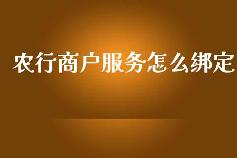 农行商户服务怎么绑定_https://wap.kuaijiepai.net_财务风控_第1张