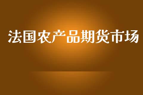 法国农产品期货市场_https://wap.kuaijiepai.net_财务咨询_第1张