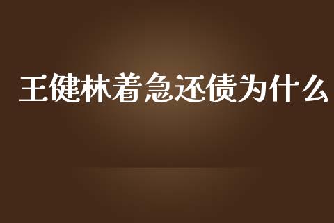 王健林着急还债为什么_https://wap.kuaijiepai.net_金融科技_第1张