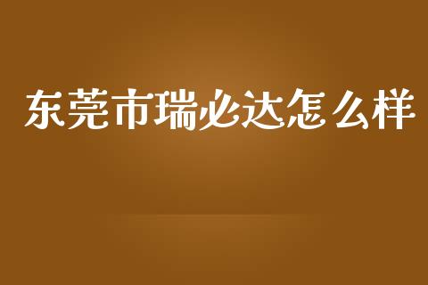 东莞市瑞必达怎么样_https://wap.kuaijiepai.net_财务咨询_第1张