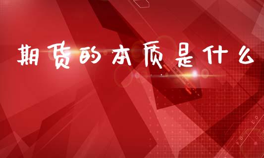 期货的本质是什么_https://wap.kuaijiepai.net_财务咨询_第1张