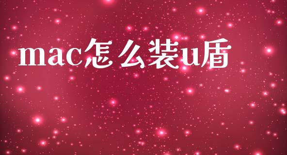 mac怎么装u盾_https://wap.kuaijiepai.net_金融科技_第1张