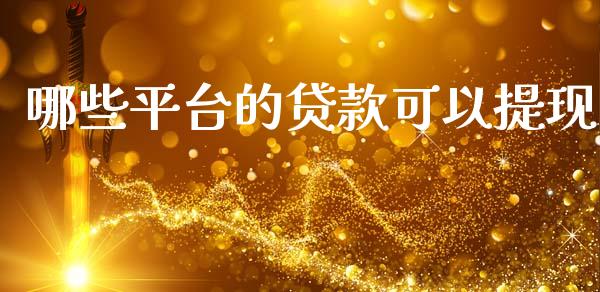 哪些平台的贷款可以提现_https://wap.kuaijiepai.net_财务风控_第1张