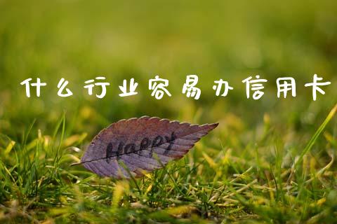 什么行业容易办信用卡_https://wap.kuaijiepai.net_财务风控_第1张