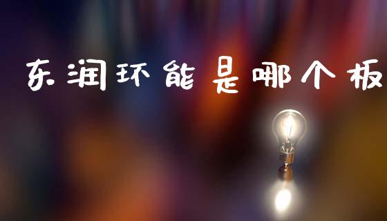 东润环能是哪个板_https://wap.kuaijiepai.net_财务风控_第1张