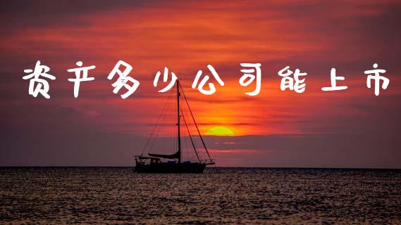 资产多少公司能上市_https://wap.kuaijiepai.net_金融科技_第1张