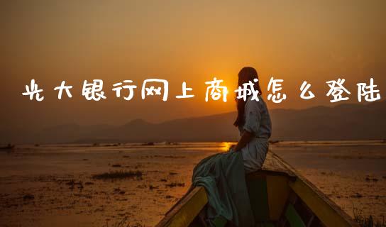 光大银行网上商城怎么登陆_https://wap.kuaijiepai.net_财务咨询_第1张