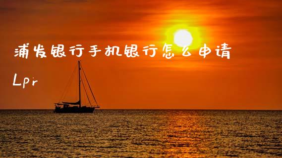 浦发银行手机银行怎么申请Lpr_https://wap.kuaijiepai.net_财务咨询_第1张