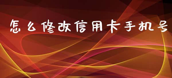 怎么修改信用卡手机号_https://wap.kuaijiepai.net_财务风控_第1张