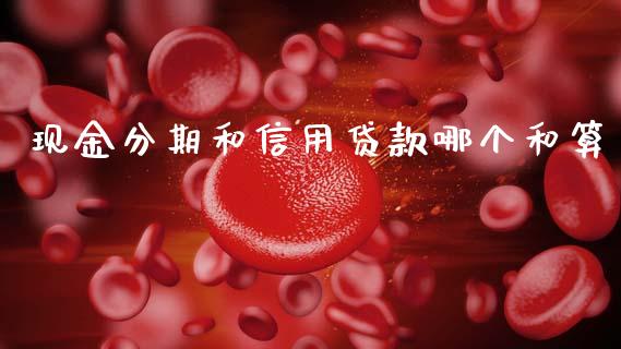 现金分期和信用贷款哪个和算_https://wap.kuaijiepai.net_财务咨询_第1张