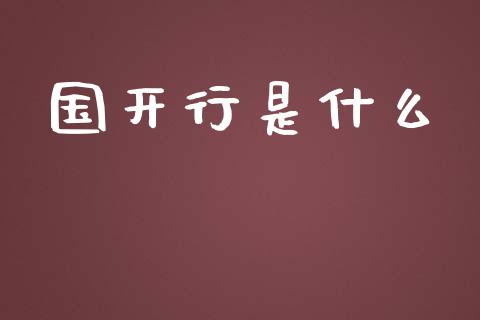 国开行是什么_https://wap.kuaijiepai.net_外汇交易_第1张