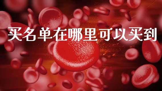 买名单在哪里可以买到_https://wap.kuaijiepai.net_财务风控_第1张