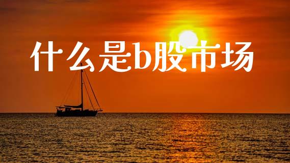 什么是b股市场_https://wap.kuaijiepai.net_金融科技_第1张