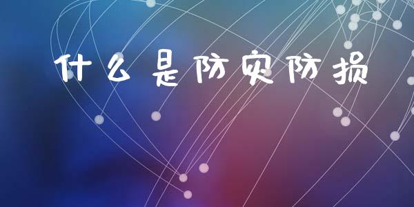 什么是防灾防损_https://wap.kuaijiepai.net_外汇交易_第1张