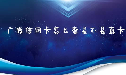 广发信用卡怎么查是不是真卡_https://wap.kuaijiepai.net_财务咨询_第1张