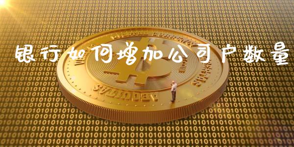 银行如何增加公司户数量_https://wap.kuaijiepai.net_金融科技_第1张