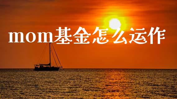 mom基金怎么运作_https://wap.kuaijiepai.net_财务风控_第1张