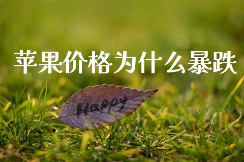 苹果价格为什么暴跌_https://wap.kuaijiepai.net_财务咨询_第1张