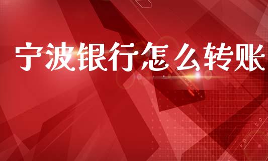 宁波银行怎么转账_https://wap.kuaijiepai.net_外汇交易_第1张