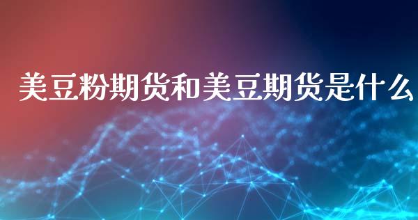 美豆粉期货和美豆期货是什么_https://wap.kuaijiepai.net_财务风控_第1张
