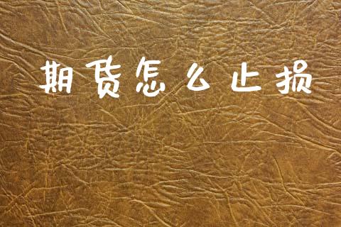 期货怎么止损_https://wap.kuaijiepai.net_财务风控_第1张