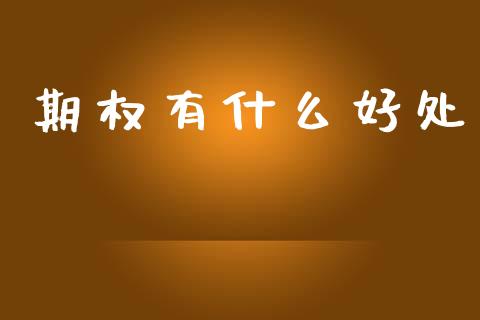 期权有什么好处_https://wap.kuaijiepai.net_外汇交易_第1张
