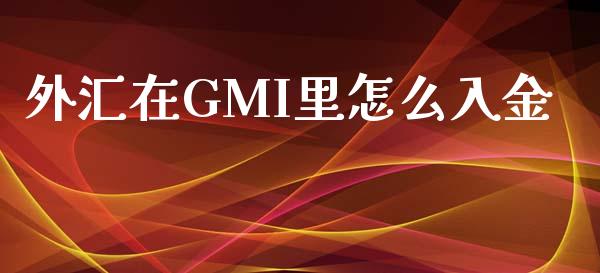 外汇在GMI里怎么入金_https://wap.kuaijiepai.net_外汇交易_第1张