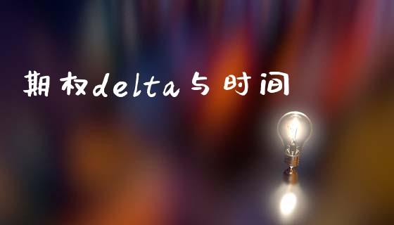 期权delta与时间_https://wap.kuaijiepai.net_财务咨询_第1张