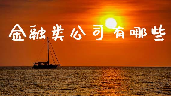 金融类公司有哪些_https://wap.kuaijiepai.net_外汇交易_第1张