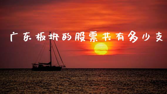 广东板块的股票共有多少支_https://wap.kuaijiepai.net_外汇交易_第1张