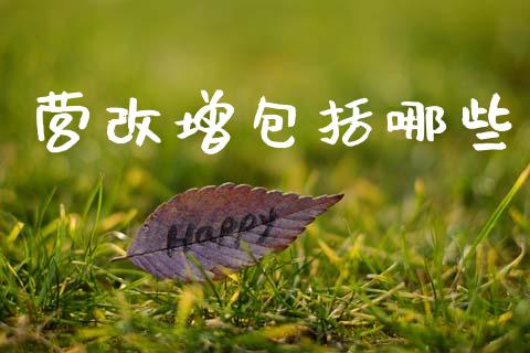 营改增包括哪些_https://wap.kuaijiepai.net_外汇交易_第1张