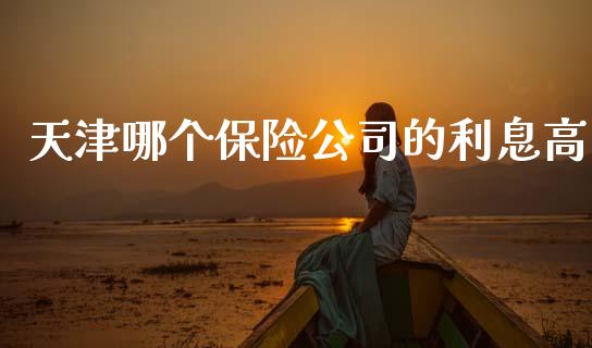 天津哪个保险公司的利息高_https://wap.kuaijiepai.net_财务咨询_第1张