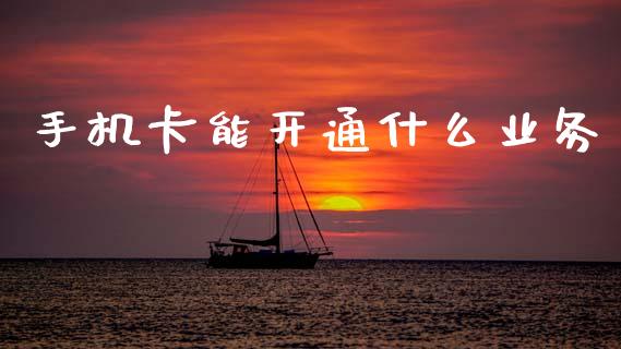 手机卡能开通什么业务_https://wap.kuaijiepai.net_外汇交易_第1张