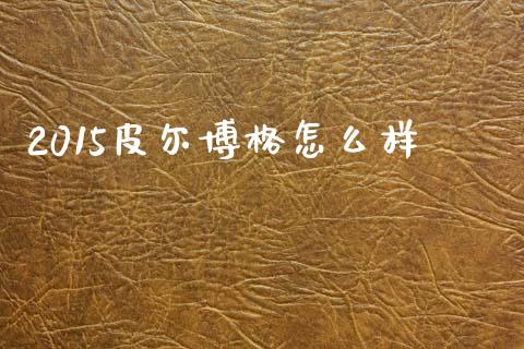 2015皮尔博格怎么样_https://wap.kuaijiepai.net_财务风控_第1张