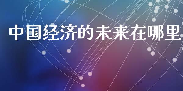 中国经济的未来在哪里_https://wap.kuaijiepai.net_财务风控_第1张