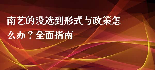 南艺的没选到形式与政策怎么办？全面指南_https://wap.kuaijiepai.net_财务咨询_第1张