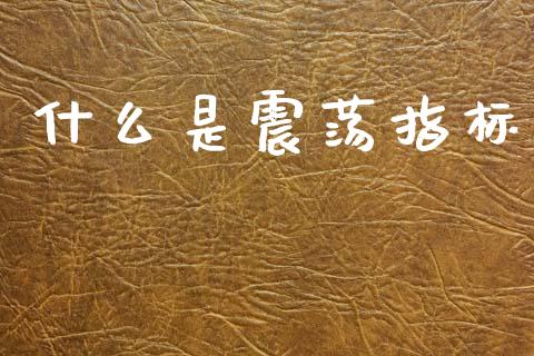 什么是震荡指标_https://wap.kuaijiepai.net_外汇交易_第1张