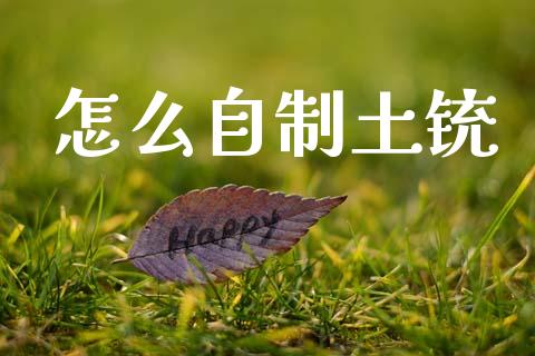 怎么自制土铳_https://wap.kuaijiepai.net_财务咨询_第1张