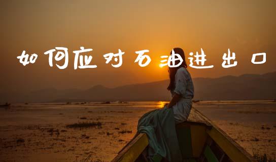 如何应对石油进出口_https://wap.kuaijiepai.net_财务咨询_第1张
