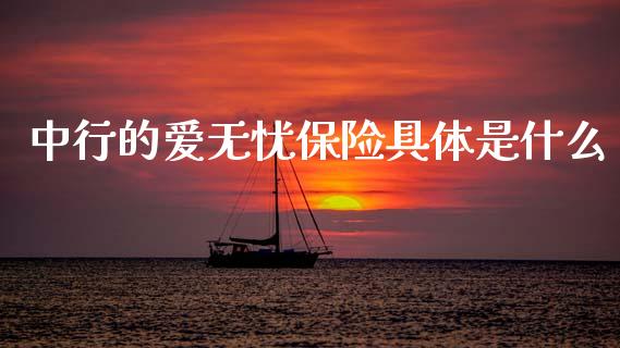 中行的爱无忧保险具体是什么_https://wap.kuaijiepai.net_财务咨询_第1张