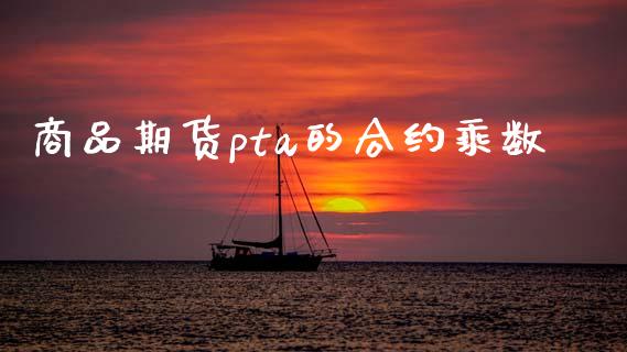 商品期货pta的合约乘数_https://wap.kuaijiepai.net_财务咨询_第1张