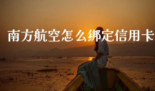 南方航空怎么绑定信用卡_https://wap.kuaijiepai.net_财务风控_第1张