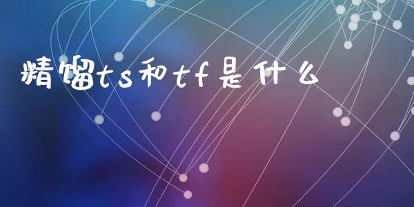 精馏ts和tf是什么_https://wap.kuaijiepai.net_财务咨询_第1张