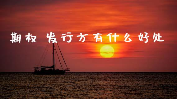 期权 发行方有什么好处_https://wap.kuaijiepai.net_金融科技_第1张