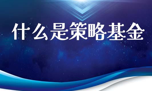 什么是策略基金_https://wap.kuaijiepai.net_财务咨询_第1张